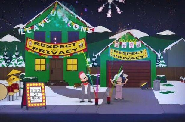 Harry and Meghan in south park