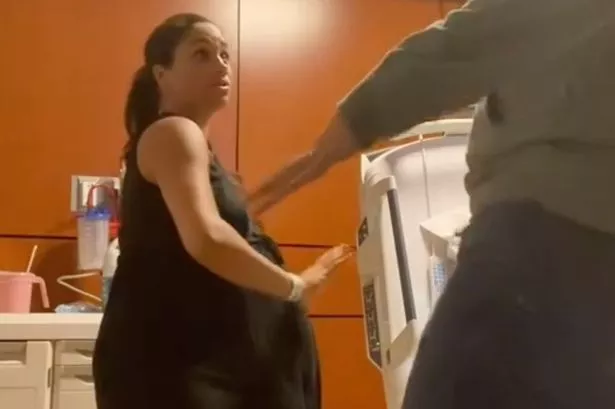 Harry and Meghan in hospital dance video