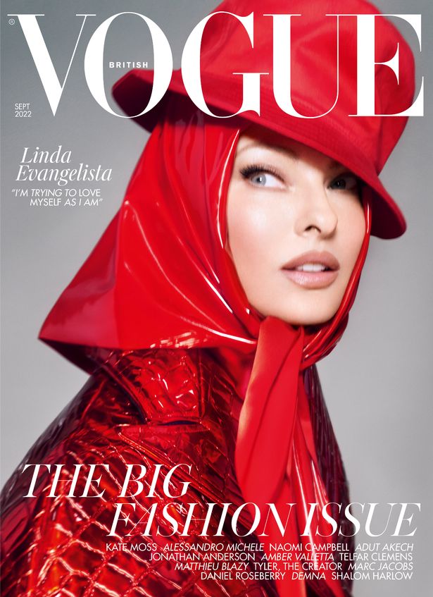 Linda Evangelista was booked in for the UK Vogue front cover for the September 2022 issue