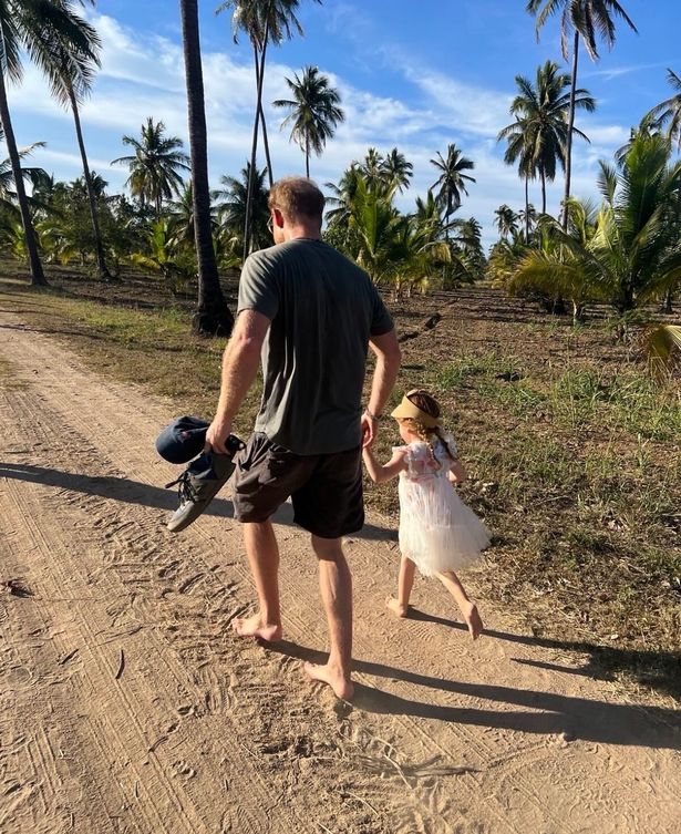 Harry with Lilibet