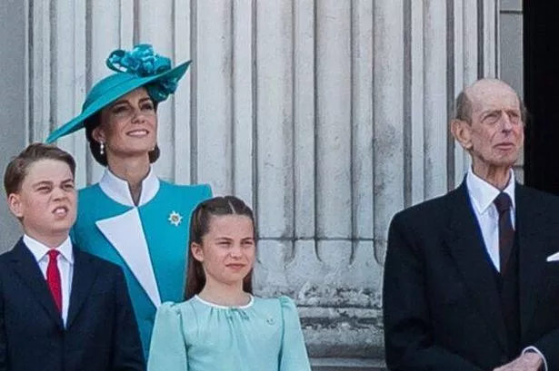 Princess Kate and the Duke of Kent