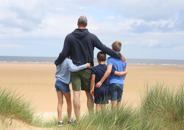 A picture shared by Kate last year to mark Father's Day 