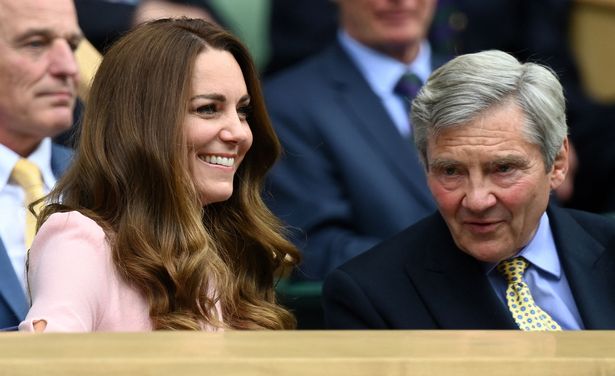 Kate with her own father, Michael Middleton