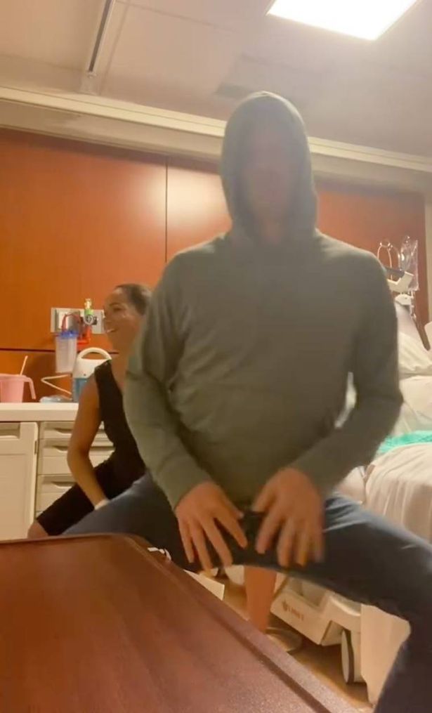 In the clip, a heavily pregnant Meghan twerks to the Starrkeisha song Baby Momma