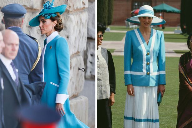 Kate Middleton and Princess Diana