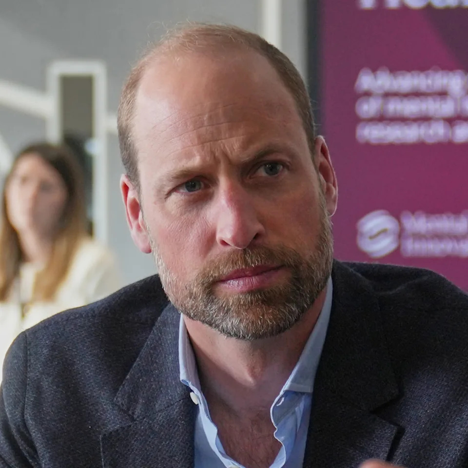 Prince William visits mental health charity.