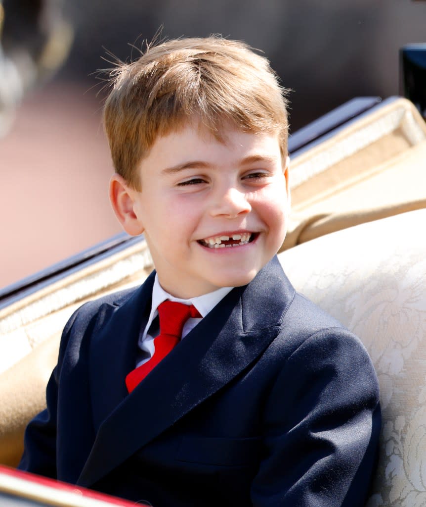 Prince Louis was on his best behavior during Saturday’s festivities. Getty Images