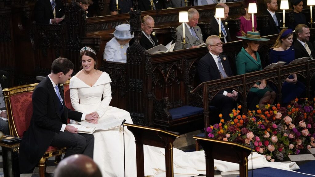 The Reason Behind the Empty Seat at Princess Eugenie’s Wedding The Reason Behind the Empty Seat at Princess Eugenie's Wedding