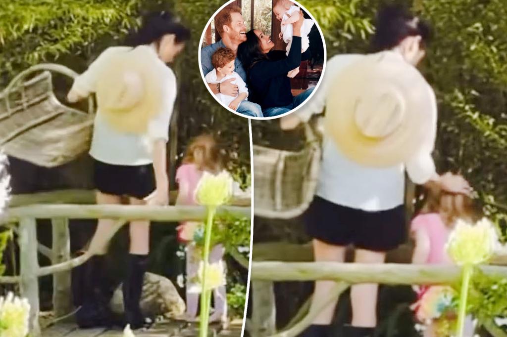 Meghan Markle and Prince Harry's daughter, Lilibet, makes rare cameo in mom's video