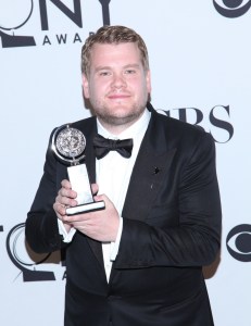 James Corden in the press room for The 66th Annual Tony Awards - PRESS ROOM, Beacon Theatre, New York, NY June 10, 2012. Photo By: Andres Otero/Everett Collection