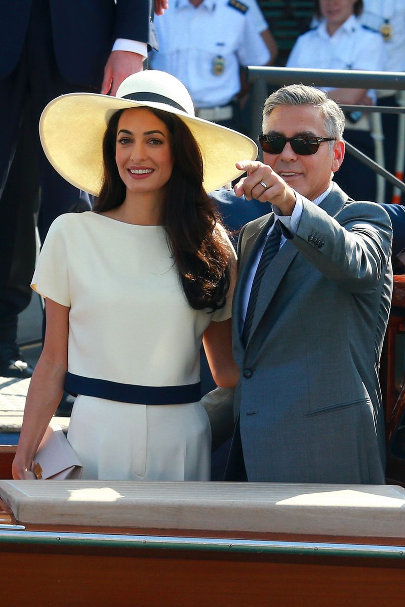 Amal Clooney is known for her stylish and elegant looks