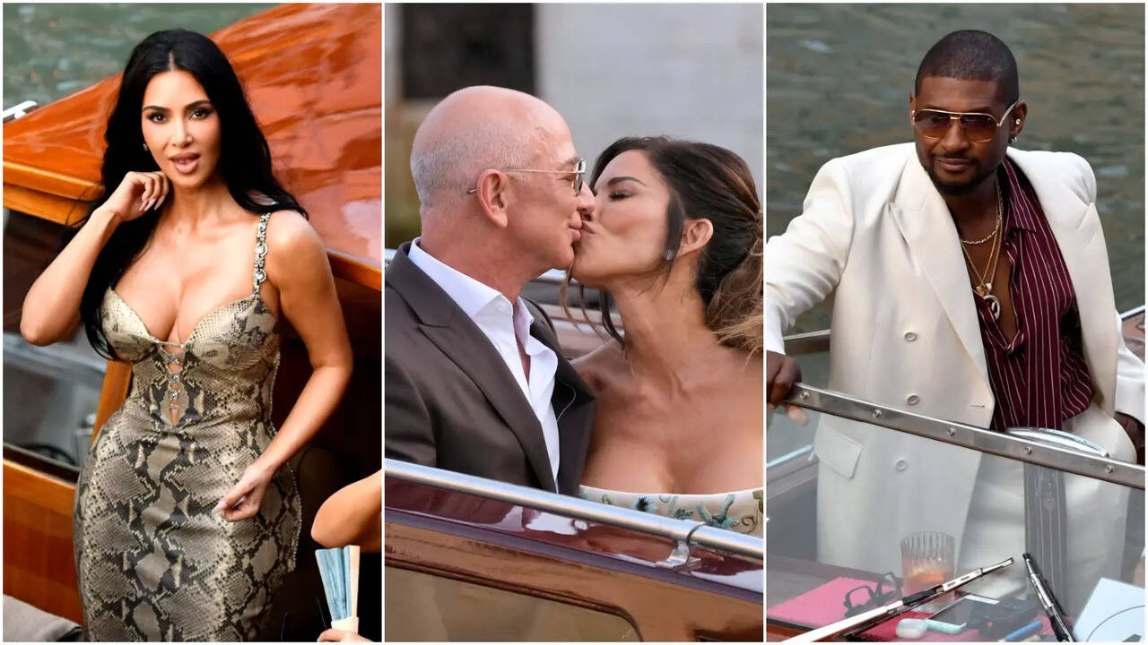 Jeff Bezos And Lauren Sanchez Wedding: Kim Kardashian To Usher, Hollywood Celebrities Arrive In Venice
