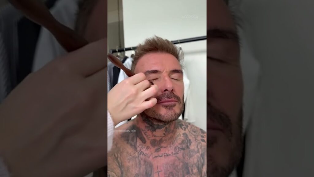 #HarperBeckham is giving her famous father a makeover! #HarperBeckham is giving her famous father a makeover!