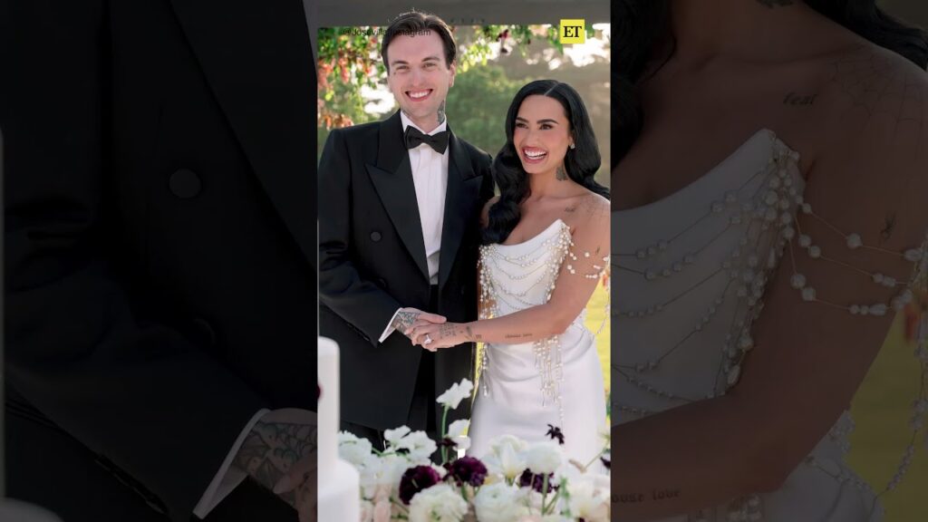 Demi Lovato Marries Jordan ‘Jutes’ Lutes in a Romantic California Wedding #demilovato #wedding