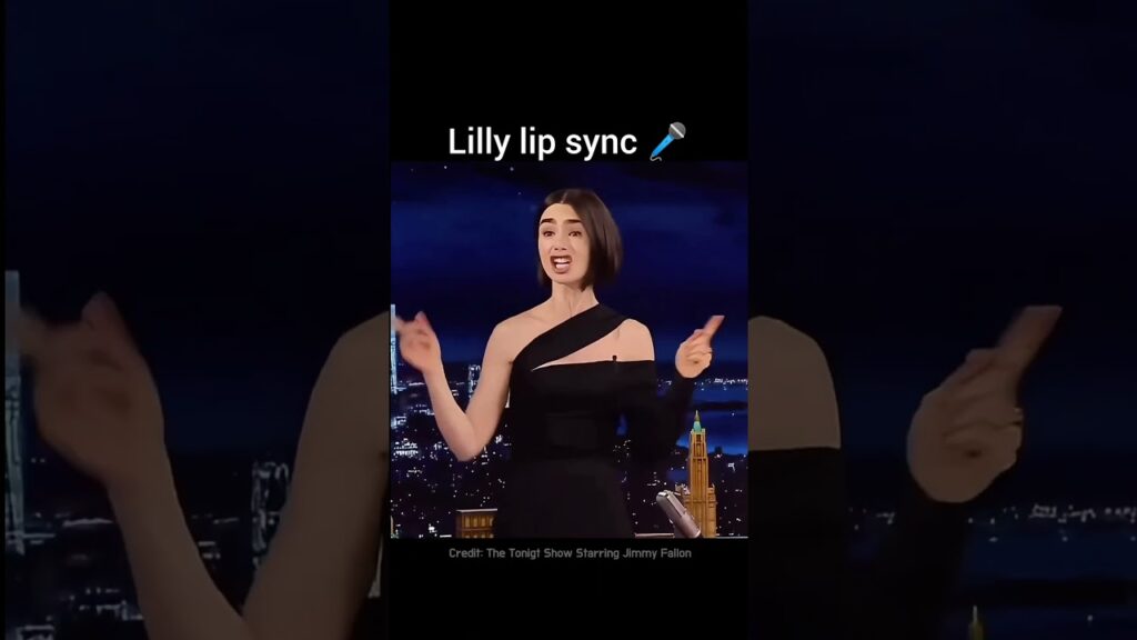 Lily Collins lip-syncs#lilycollins#lipsync#spicegirls#wannabe#emilyinparis#hollywood
