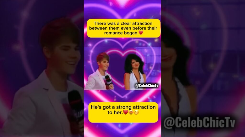 He's got a strong attraction to her. #jelena #justinbieber #selenagomez