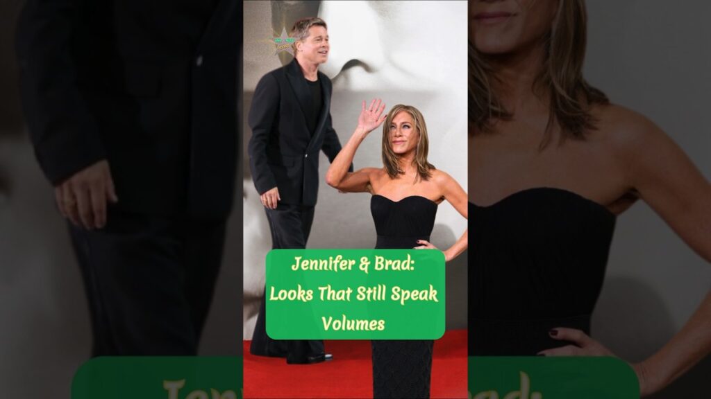Brad Pitt’s Glances Say It All: Jennifer Aniston, Then & Now Brad Pitt’s Glances Say It All: Jennifer Aniston, Then & Now