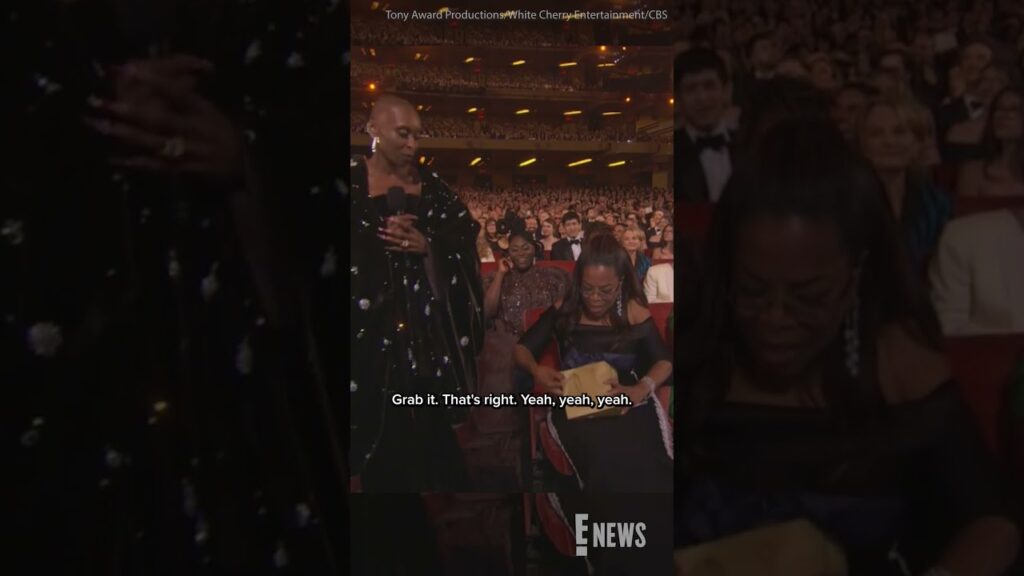 Oprah at the Tony Awards