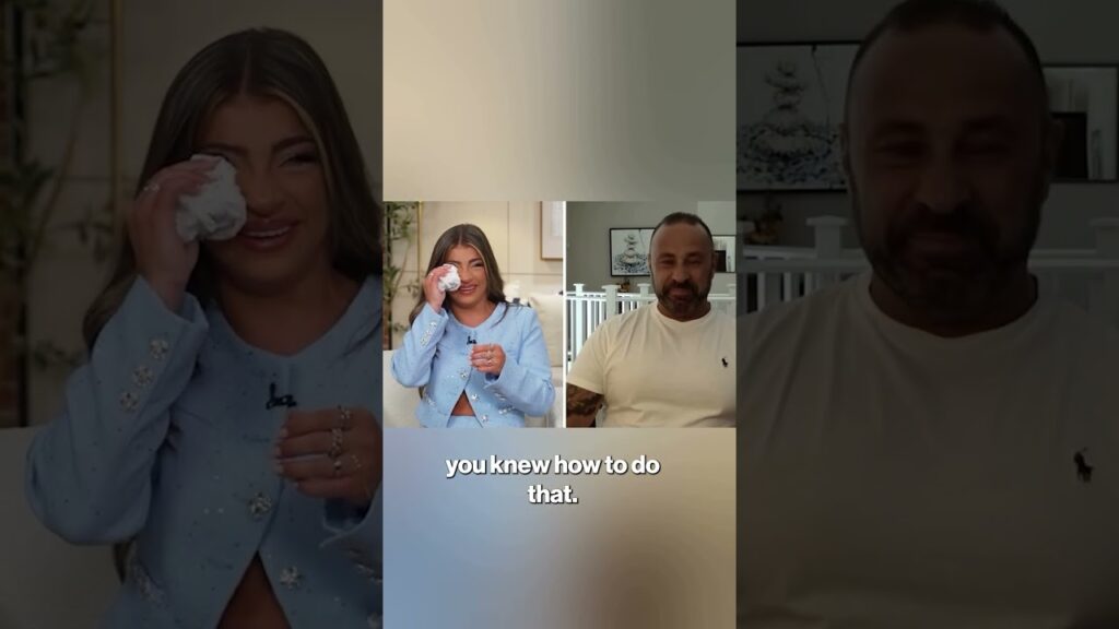 Gia Giudice gets emotional after dad Joe surprised her during Father’s Day Amazon Live #shorts Gia Giudice gets emotional after dad Joe surprised her during Father's Day Amazon Live #shorts