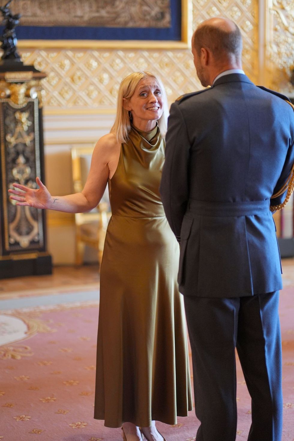 Prince William and Anne-Marie Duff