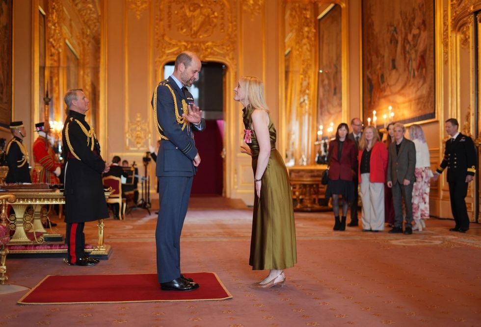 Prince William and Anne-Marie Duff