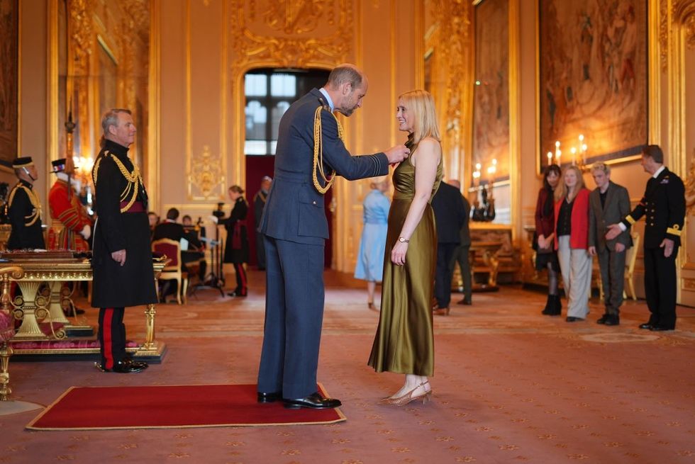 Prince William and Anne-Marie Duff