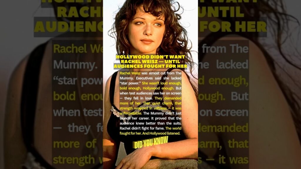 Hollywood Didn’t Want Rachel Weisz — Until Audiences Fought for Her Hollywood Didn’t Want Rachel Weisz — Until Audiences Fought for Her