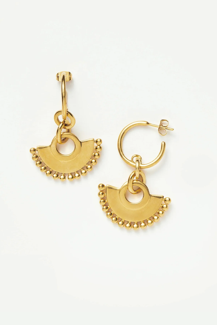 Missoma Zenyu fan chandelier hoop earrings (as seen in The White Lotus) Missoma Zenyu fan chandelier hoop earrings (as seen in The White Lotus)