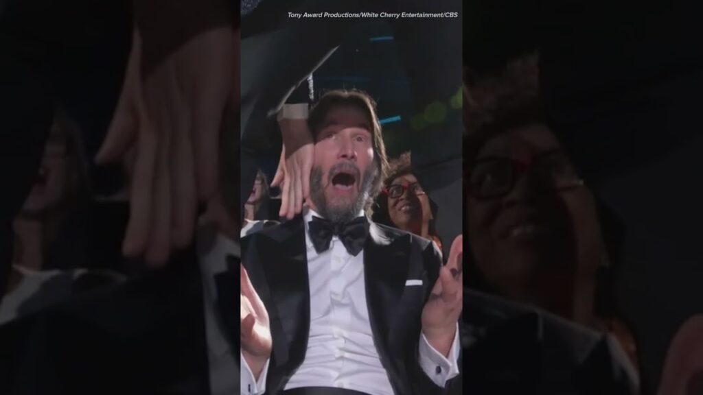 Jonathan Groff and Keanu Reeves at the 2025 Tony Awards Jonathan Groff and Keanu Reeves at the 2025 Tony Awards