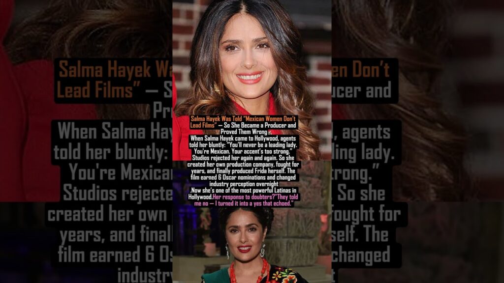 Salma Hayek Was Told “Mexican Women Don’t Lead Films” #facts #history  #new #hollywood