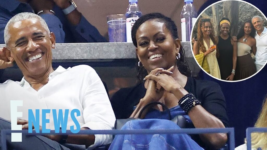 Michelle, Barack Obama’s Vacation Pic With Daughters Malia, Sasha | E! News Michelle, Barack Obama’s Vacation Pic With Daughters Malia, Sasha | E! News