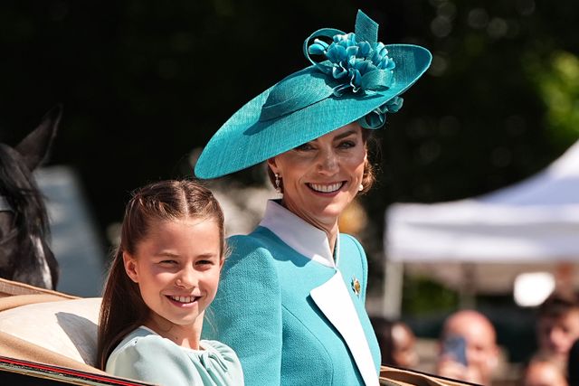 Prince George, Princess Charlotte and Prince Louis Step Out in Coordinated Looks at Trooping the Colour Aaron Chown/PA Images via Getty Princess Charlotte and Kate Middleton at Trooping the Colour on June 14, 2025