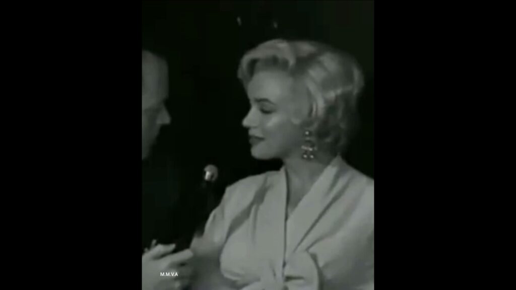 Marilyn Monroe interview at Idlewild Airport Sept 1954. Location filming in NYC of The 7 Year Itch
