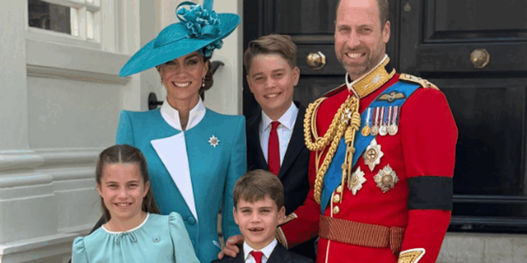 Kate Middleton and Prince William share intimate family photo from Kensington Palace after attending Trooping the Colour Kate Middleton and Prince William share intimate family photo from Kensington Palace after attending Trooping the Colour