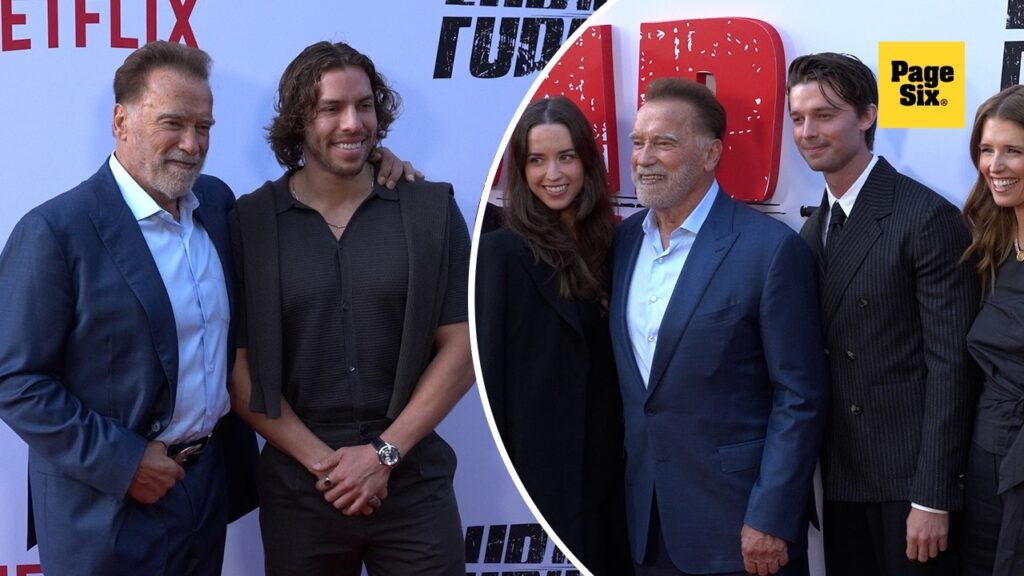 Arnold Schwarzenegger attends red carpet with all five kids — as son Joseph is seemingly snubbed