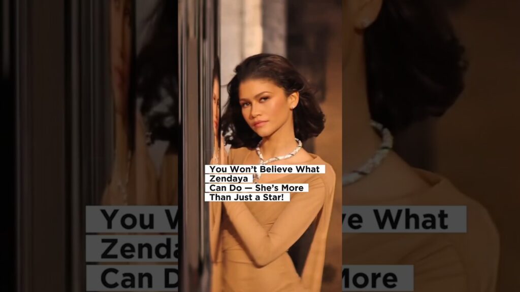 Some of Zendaya's skills!! 😮😮
