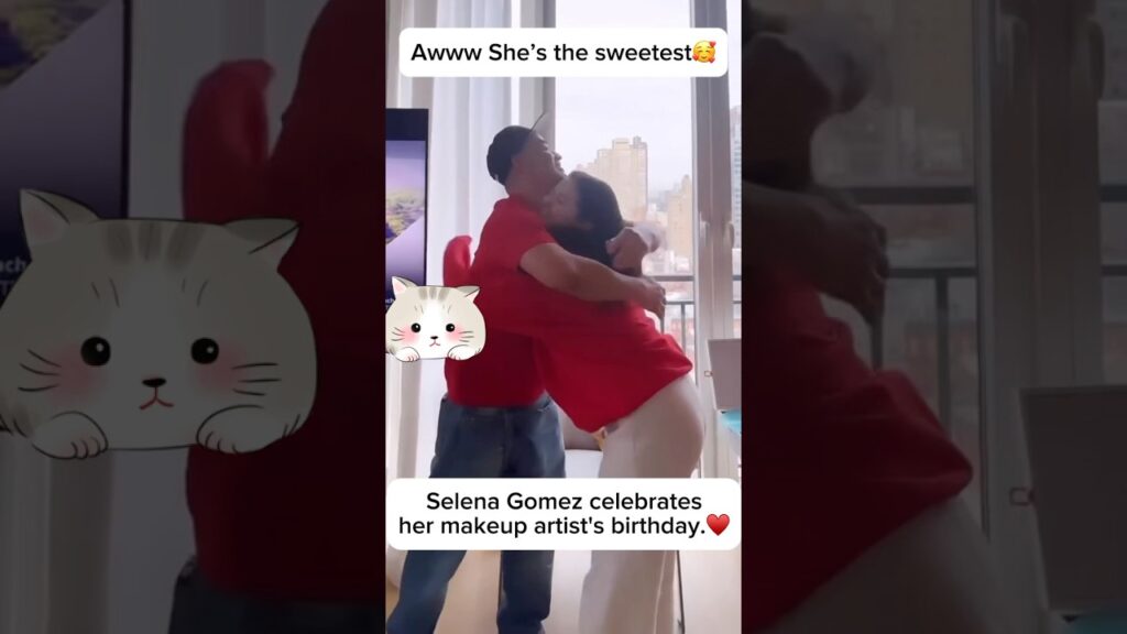 Awww She’s the sweetest♥️🥰#sweet #selenagomez #celebrity