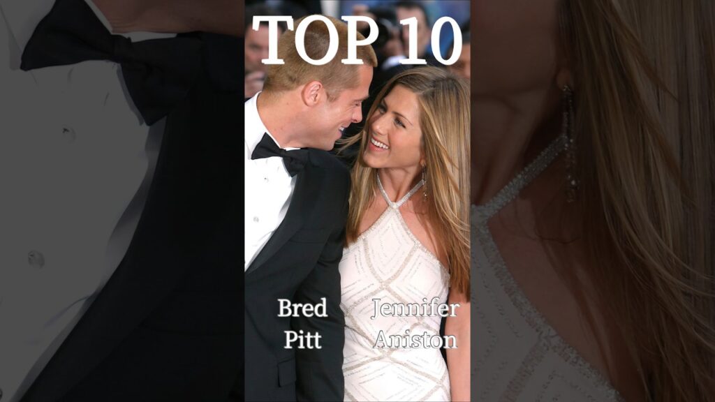 Jennifer Aniston & Brad Pitt: 10 Iconic Scenes #jenniferaniston #bradpitt #shorts #hollywood