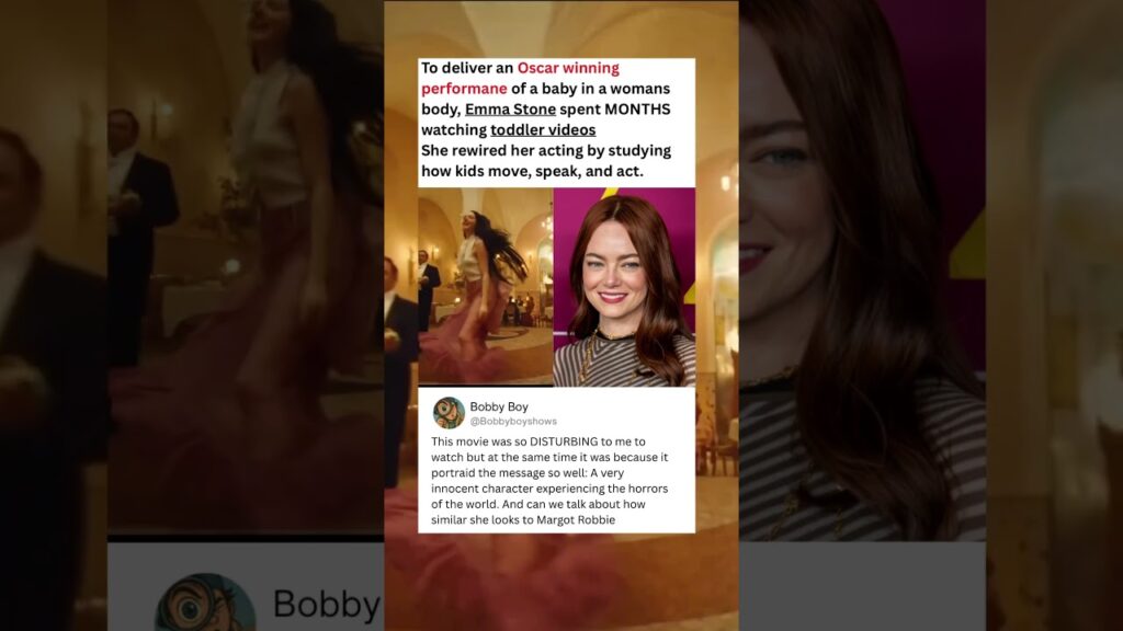 To deliver an Oscar winning performane of a baby #emmastone #hollywood
