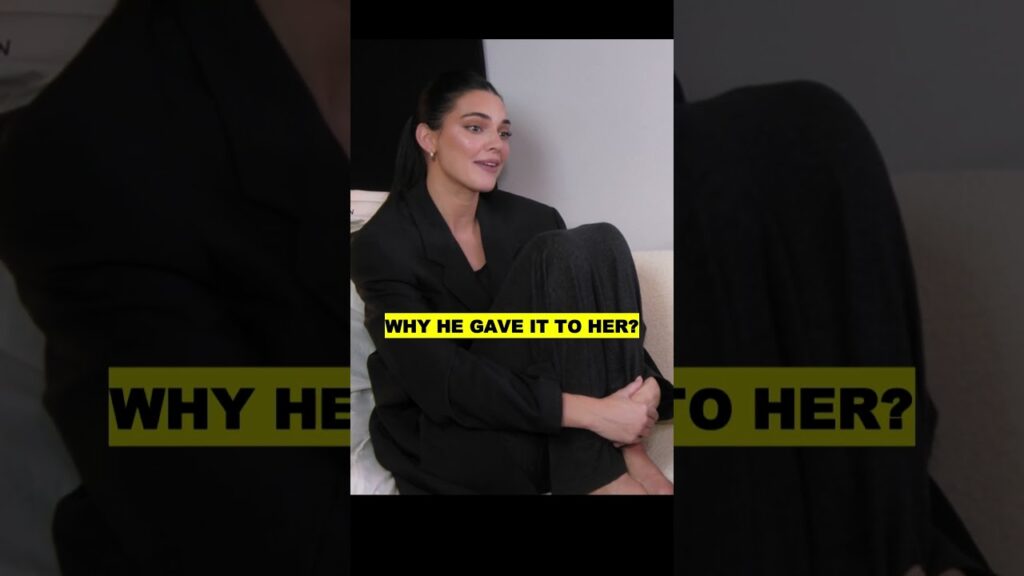 Why he gave it to her? 😭 Kendall Jenner