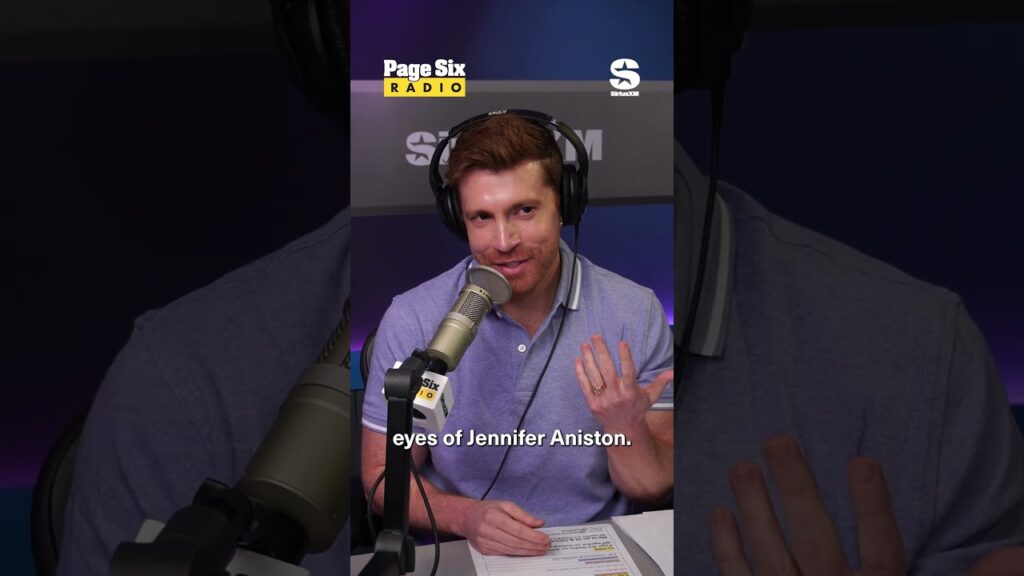 Evan's awkward encounter with Jennifer Aniston and Justin Theroux | Page Six Radio #shorts