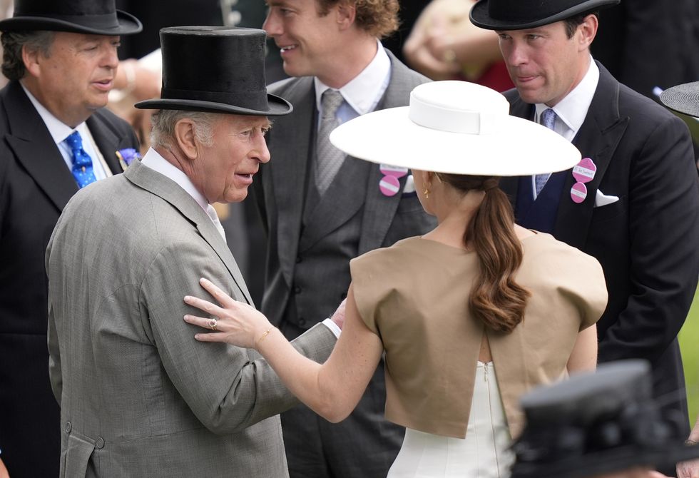 King Charles and Princess Eugenie