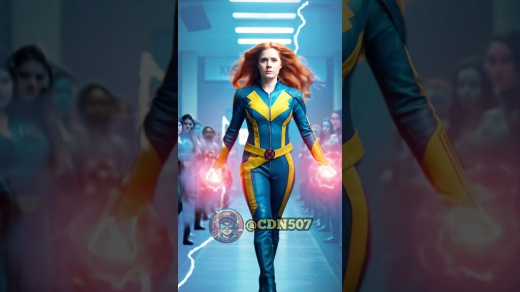 AMY ADAMS as JEAN GREY #aiart #ai #shorts #marvel
