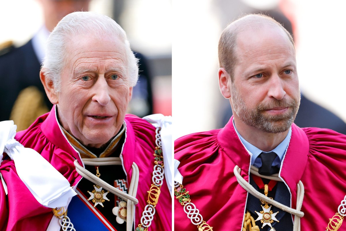 King Charles and Prince William