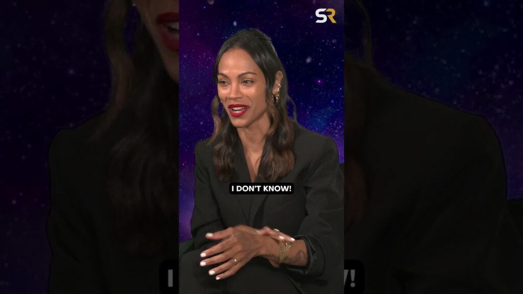 Elio Star Teaches Zoe Saldana About Labubus and Gen Alpha Slang
