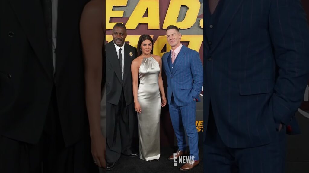 Priyanka Chopra, John Cena, and Idris Elba arrive at Amazon's "Heads Of State" world premiere.