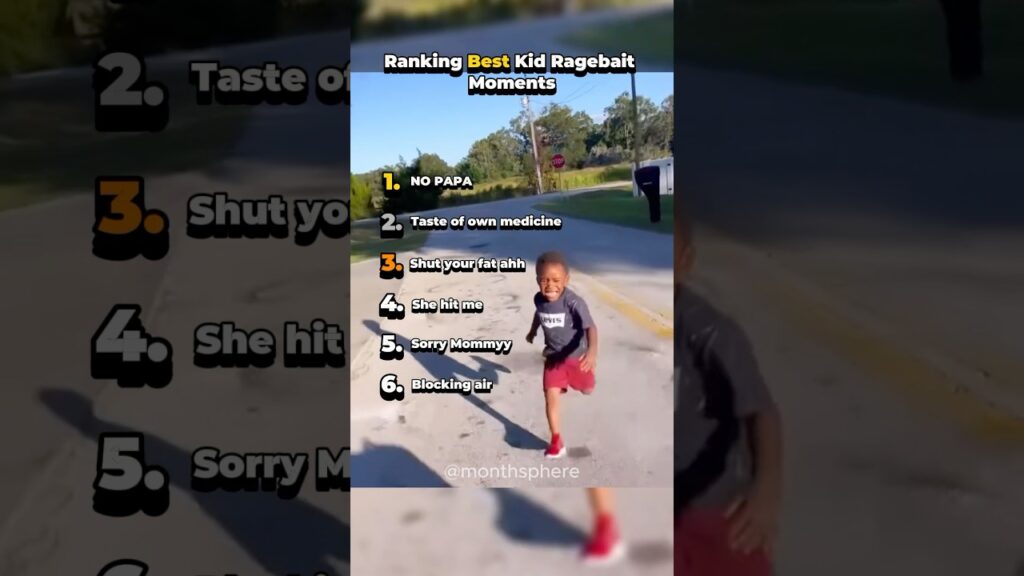 Ranking Best Kid Ragebait Moments #shorts Ranking Best Kid Ragebait Moments #shorts