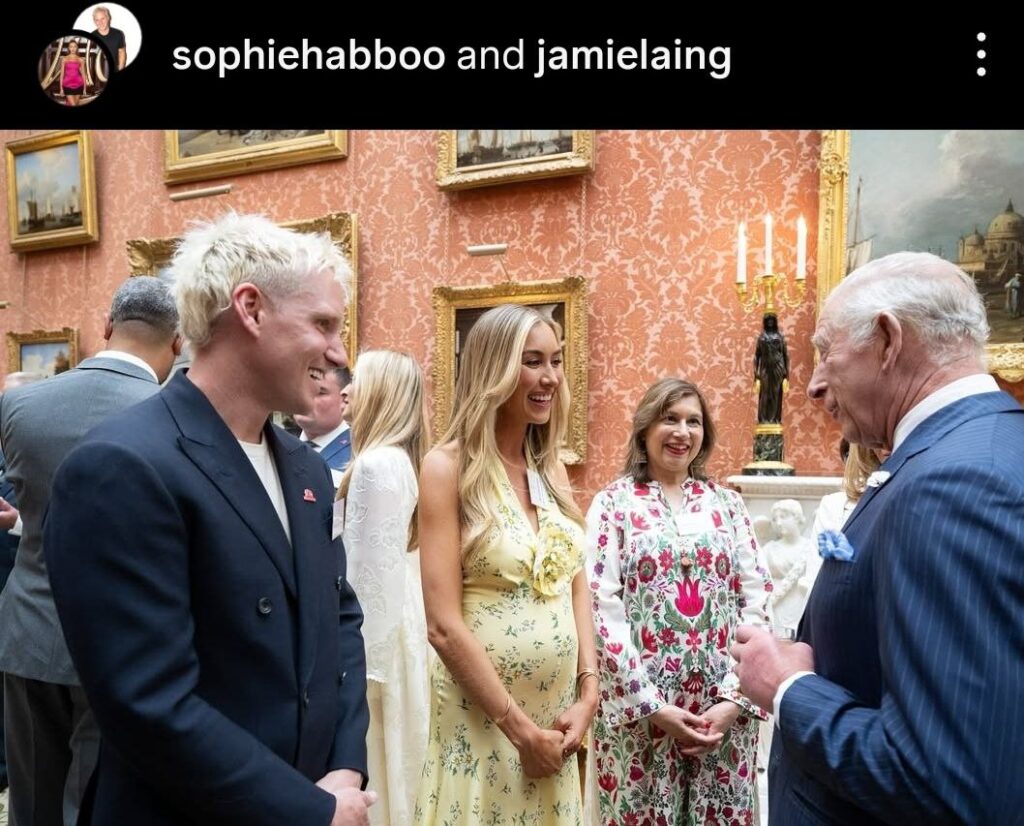 Buckingham Palace Embraces ‘Baby Mama’ Banter as Royal Social Media Strategy Enters A New Era Jamie Laing and Sophie Habboo with King Charles.