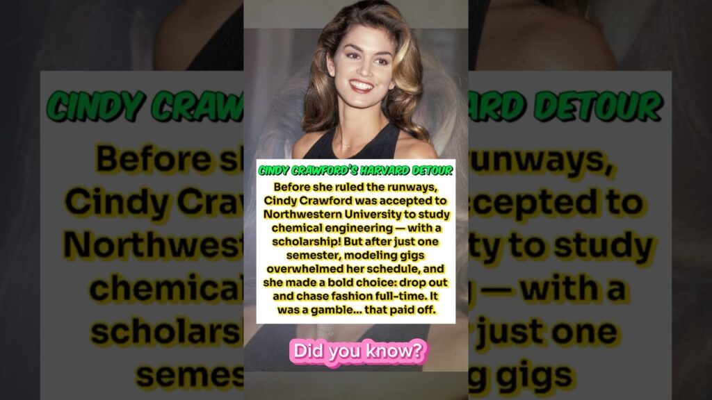 Cindy Crawford: The Scholarship Student Who Became a Supermodel Cindy Crawford: The Scholarship Student Who Became a Supermodel