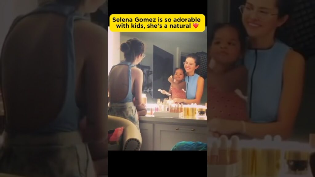Selena Gomez is so adorable with kids, she's a natural ❤️#selenagomez #selenator